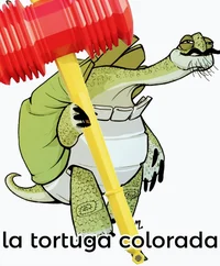 La tortuga colorada