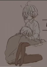 Laying in Mommys lap