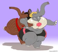 Jumbo and Eliza