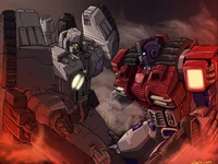 Optimus and Megatron