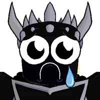 sad fallen king