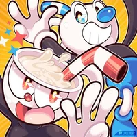 Cuphead and Mugman
