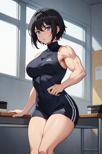 Muscular Bully Girl