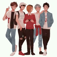 Group of vampire men