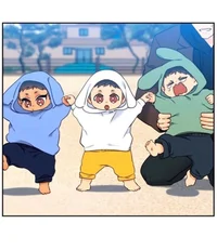 triplet toddler boys