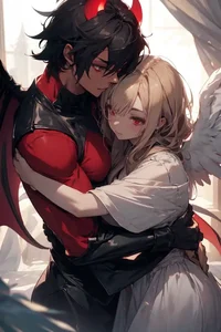 Angel Demon Couple 