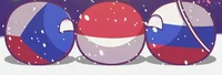 the countryball trio