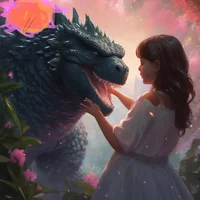 Godzilla and da girl