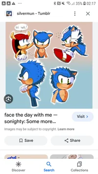Sonic got a buzzcut