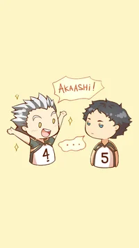 Bokuto and Akaashi