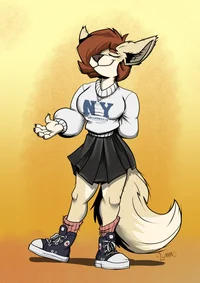 Furry Female school