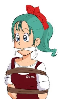 Bulma gagged