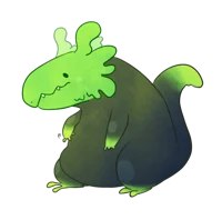 Fat Green lizard