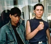 Ponyboy and Johnny 