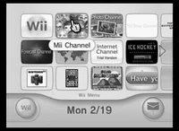 Wii Menu