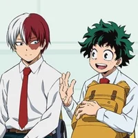 Todoroki and Deku 