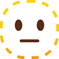 Dotted line face