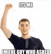 The person who asked