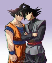 Goku and Goku black 