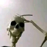Shocked skeleton