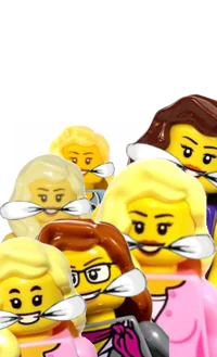 Lego cleave gag girl