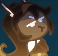 Caramel arrow cookie