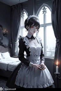 Goth maid 