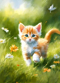 Ролевая игра котенка