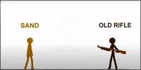 Sand vs Old Rifle