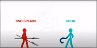 Two spears vs Hook