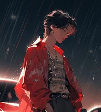 Boy on train