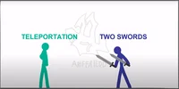 Teleport vs 2 Swords