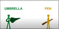 Umbrella vs Pen