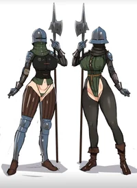 Busty knight sisters