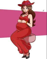 Pregnant Pauline