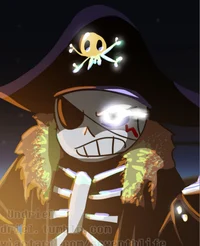 Pirate cross sans