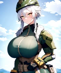 Military tank gunner