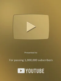 1M YouTube Button