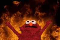 Burning elmo
