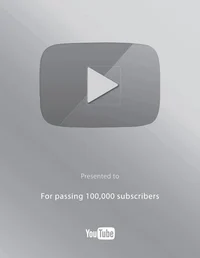 100k Youtube Button