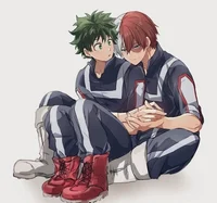Izuku x shoto 