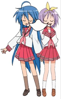 Konata and Tsukasa