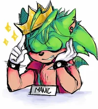 Manic the hedgehog 