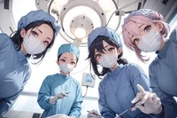 Four female Surgeons