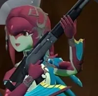 Mipha with Shotgun 2