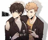 Ren and Ryuji