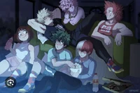 Mha boys sleepover