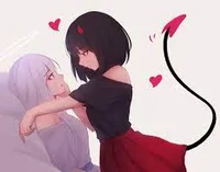 Lesbian angel demon