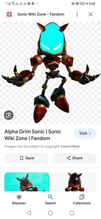 Grim Sonic clone 