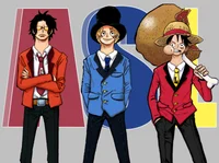 Luffy Sabo y Ace